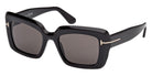Tom Ford® FT1318 Sunglasses - Shiny Black/Smoke