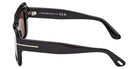 Tom Ford® FT1318 Sunglasses - Shiny Black/Smoke