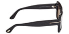 Tom Ford® FT1318 Sunglasses - Shiny Black/Smoke