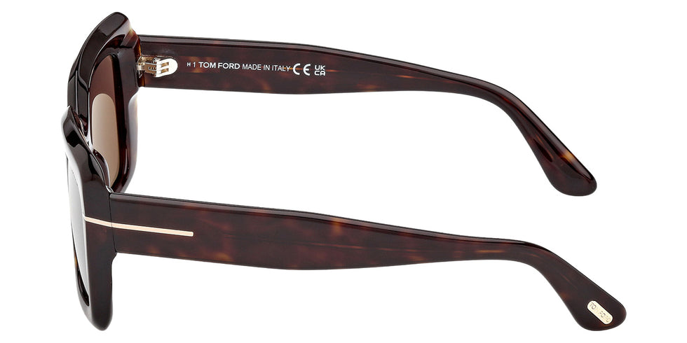 Tom Ford® FT1318 Sunglasses - Dark Havana/Brown