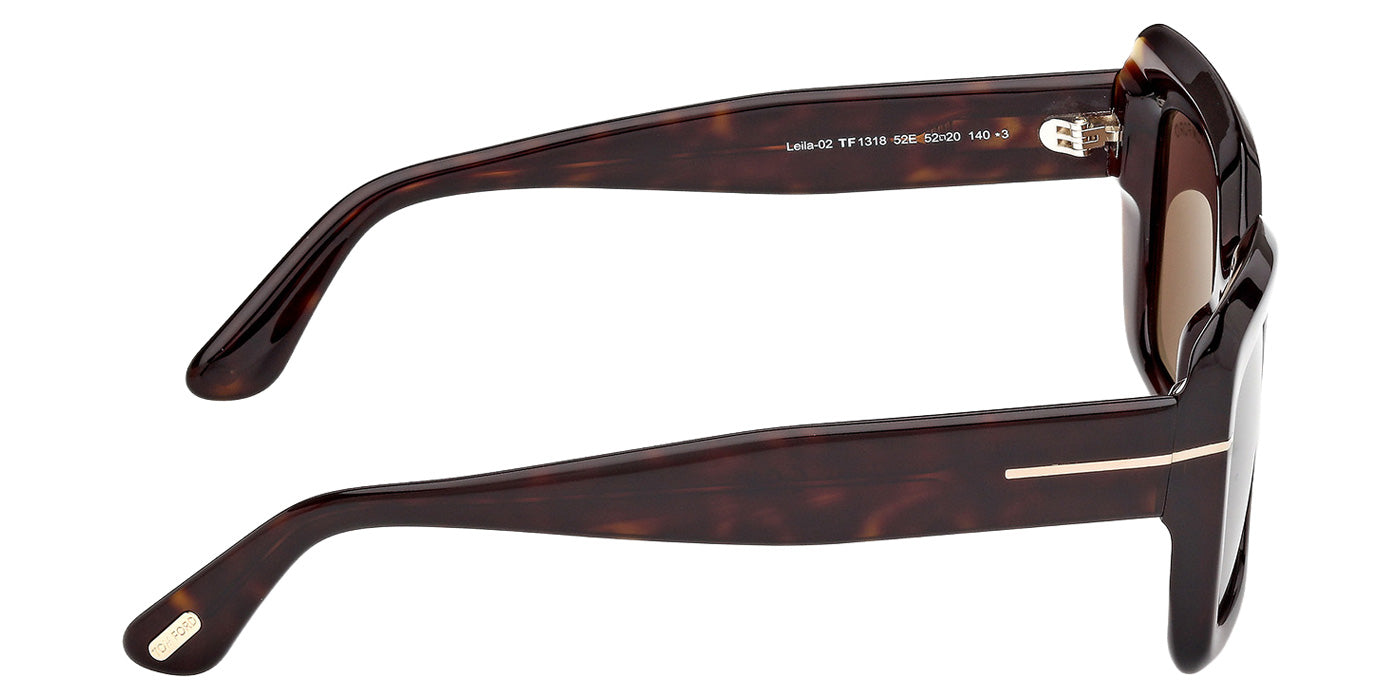 Tom Ford® FT1318 Sunglasses - Dark Havana/Brown