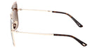 Tom Ford® FT1319 Sunglasses - Shiny Rose Gold/Gradient Smoke
