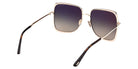 Tom Ford® FT1319 Sunglasses - Shiny Rose Gold/Gradient Smoke