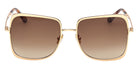 Tom Ford® FT1319 Sunglasses - Shiny Deep Gold/Gradient Brown