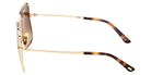 Tom Ford® FT1319 Sunglasses - Shiny Deep Gold/Gradient Brown