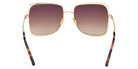 Tom Ford® FT1319 Sunglasses - Shiny Deep Gold/Gradient Brown