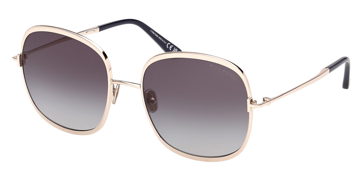 Tom Ford® FT1320 Sunglasses FT1320 28W 57 - 28W - Shiny Rose Gold/Shiny Rose Gold