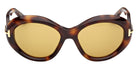 Tom Ford® FT1328 Sunglasses FT1328 53E 55 - 53E - Blonde Havana/Blonde Havana