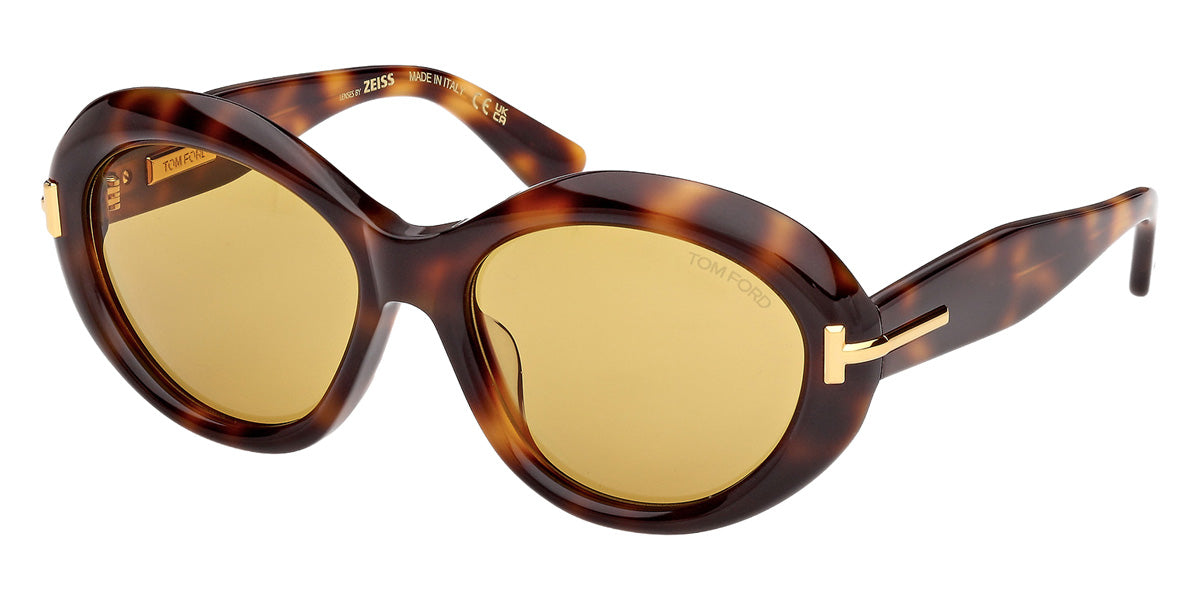 Tom Ford® FT1328-F Sunglasses FT1328-F 53E 57 - 53E - Blonde Havana/Blonde Havana