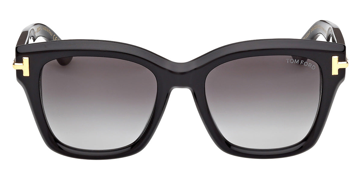 Tom Ford® FT1329-F Sunglasses FT1329-F 01B 55 - 01B - Shiny Black/Shiny Black