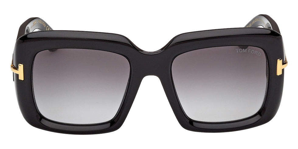 Tom Ford® FT1330 Sunglasses FT1330 01B 53 - 01B - Shiny Black/Shiny Black