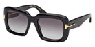 Tom Ford® FT1330 Sunglasses FT1330 01B 53 - 01B - Shiny Black/Shiny Black