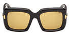 Tom Ford® FT1330 Sunglasses FT1330 01E 53 - 01E - Shiny Black/Shiny Black