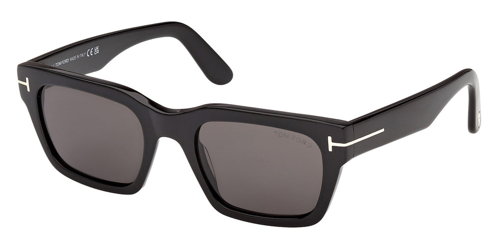 Tom Ford® FT1333 Sunglasses FT1333 01A 55 - 01A - Shiny Black/Shiny Black