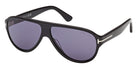 Tom Ford® FT1336 Sunglasses FT1336 01V 61 - 01V - Shiny Black/Shiny Black