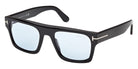 Tom Ford® FT1337 Sunglasses FT1337 01V 53 - 01V - Shiny Black/Shiny Black