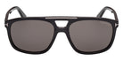Tom Ford® FT1338-N Sunglasses FT1338-N 01A 58 - 01A - Shiny Black/Shiny Black