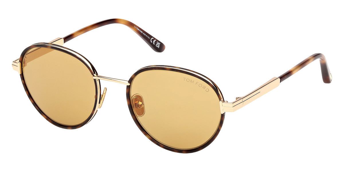 Tom Ford® FT1339 Sunglasses FT1339 53E 51 - 53E - Blonde Havana/Shiny Deep Gold