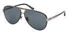 Tom Ford® FT1340 Sunglasses FT1340 01V 63 - 01V - Shiny Black/Shiny Black