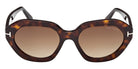 Tom Ford® FT1341 Sunglasses FT1341 52F 53 - 52F - Dark Havana/Dark Havana