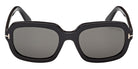 Tom Ford® FT1342 Sunglasses FT1342 01D 53 - 01D - Shiny Black/Shiny Black