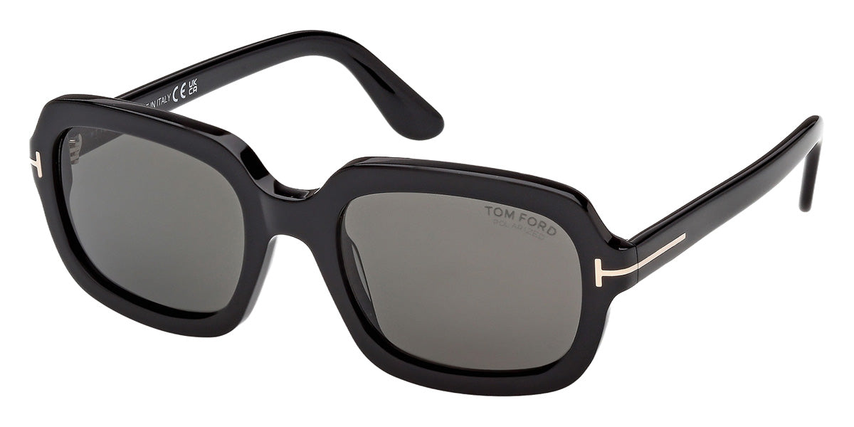 Tom Ford® FT1342 Sunglasses FT1342 01D 53 - 01D - Shiny Black/Shiny Black