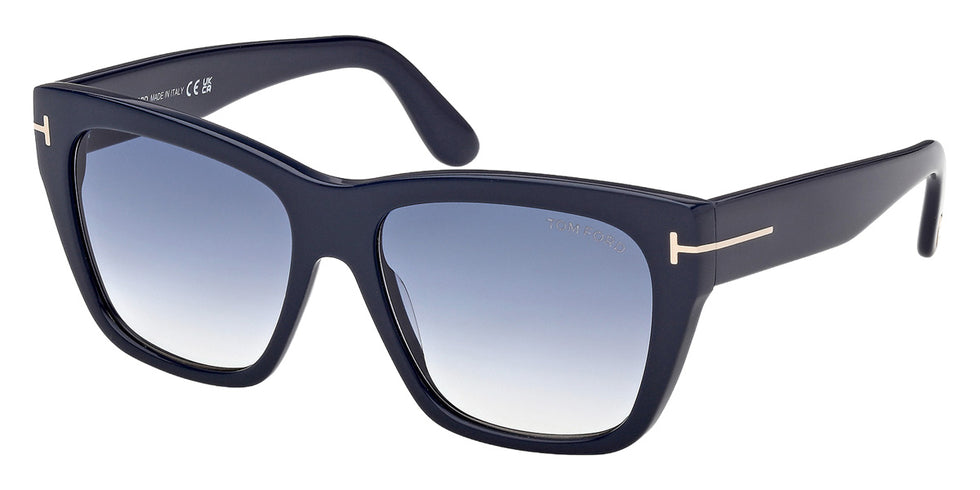 Tom Ford® FT1343 Sunglasses FT1343 90W 55 - 90W - Shiny Blue/Shiny Blue