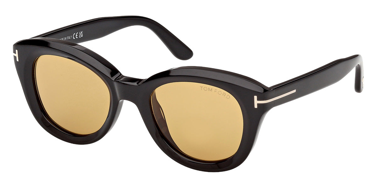 Tom Ford® FT1344 Sunglasses FT1344 01E 49 - 01E - Shiny Black/Shiny Black