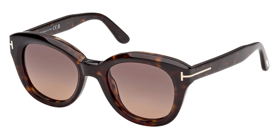 Tom Ford® FT1344 Sunglasses FT1344 52T 49 - 52T - Dark Havana/Dark Havana