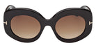 Tom Ford® FT1346 Sunglasses FT1346 01F 51 - 01F - Shiny Black/Shiny Black