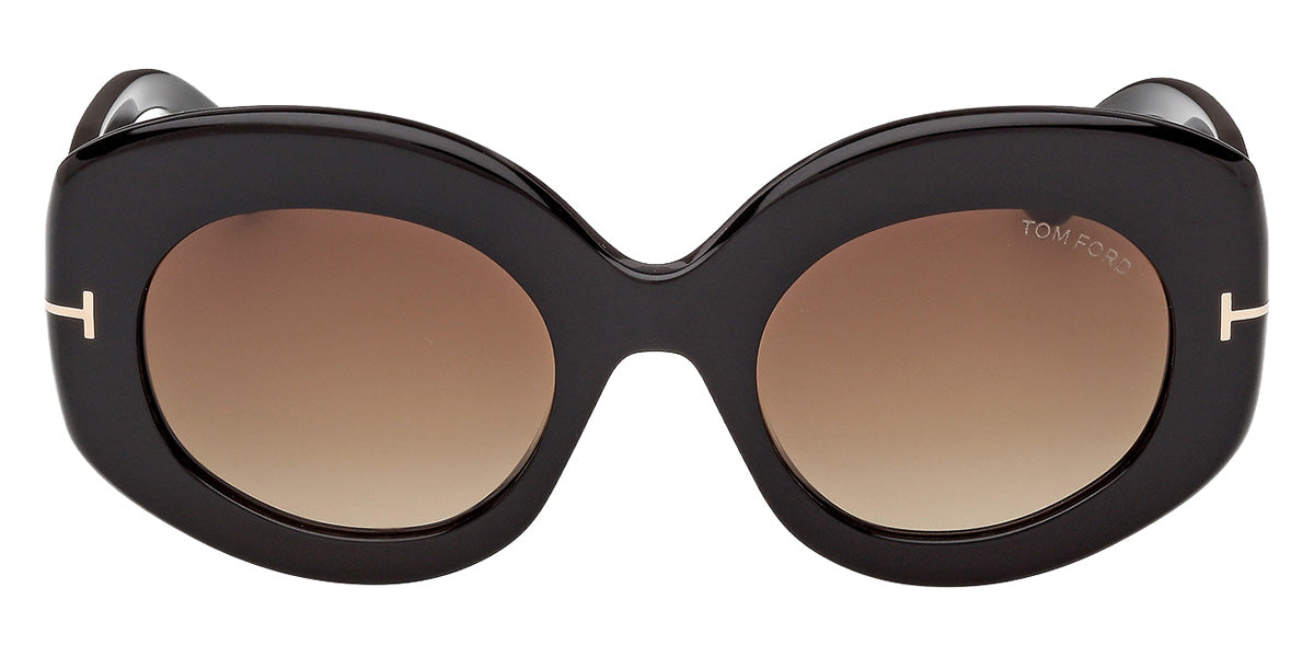 Tom Ford® FT1346-F Sunglasses FT1346-F 01F 53 - 01F - Shiny Black/Shiny Black