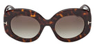 Tom Ford® FT1346-F Sunglasses FT1346-F 52B 53 - 52B - Dark Havana/Dark Havana