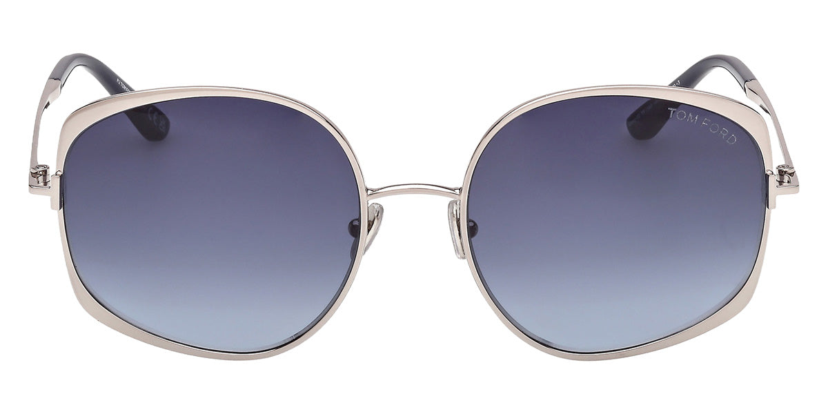 Tom Ford® FT1349 Sunglasses FT1349 14W 58 - 14W - Shiny Light Ruthenium/Shiny Light Ruthenium