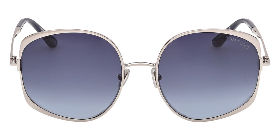 Tom Ford® FT1349 Sunglasses FT1349 14W 58 - 14W - Shiny Light Ruthenium/Shiny Light Ruthenium