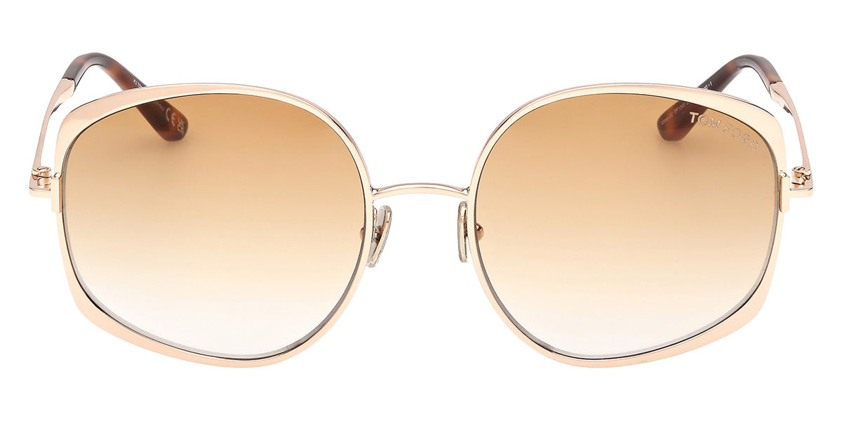 Tom Ford® FT1349 Sunglasses FT1349 28F 58 - 28F - Shiny Rose Gold/Shiny Rose Gold