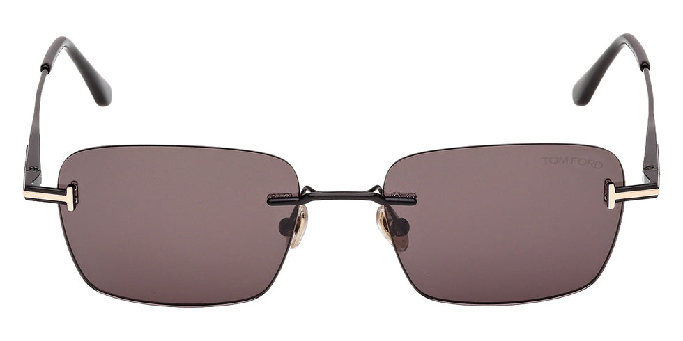 Tom Ford® FT1354 Sunglasses - Shiny Black/Smoke