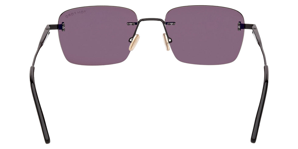 Tom Ford® FT1354 Sunglasses - Shiny Black/Smoke