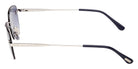 Tom Ford® FT1354 Sunglasses - Shiny Palladium/Gradient Blue
