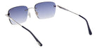 Tom Ford® FT1354 Sunglasses - Shiny Palladium/Gradient Blue