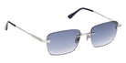 Tom Ford® FT1354 Sunglasses - Shiny Palladium/Gradient Blue