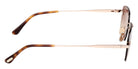 Tom Ford® FT1354 Sunglasses - Shiny Rose Gold/Gradient Bordeaux