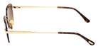 Tom Ford® FT1354 Sunglasses - Shiny Deep Gold/Gradient Brown