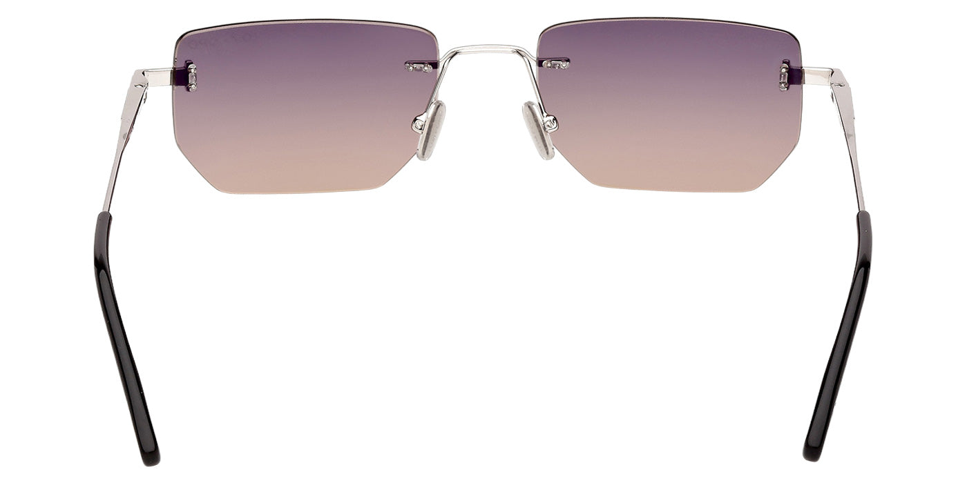 Tom Ford® FT1355 Sunglasses - Shiny Palladium/Gradient Smoke