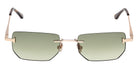 Tom Ford® FT1355 Sunglasses - Shiny Rose Gold/Gradient Green