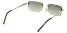Tom Ford® FT1355 Sunglasses - Shiny Rose Gold/Gradient Green