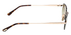 Tom Ford® FT1355 Sunglasses - Shiny Rose Gold/Gradient Green