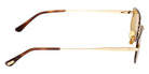 Tom Ford® FT1355 Sunglasses - Shiny Deep Gold/Brown