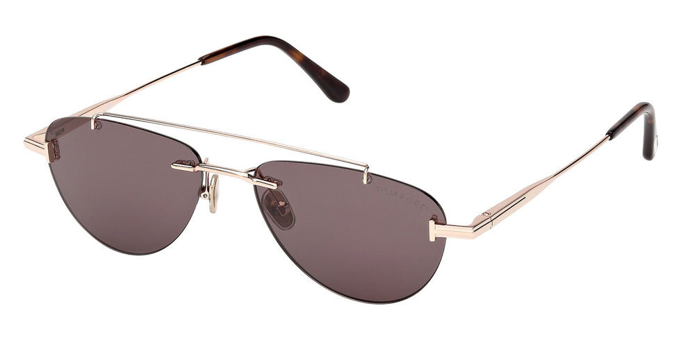 Tom Ford® FT1356 Sunglasses FT1356 28A 55 - 28A - Shiny Rose Gold/Shiny Rose Gold