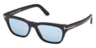 Tom Ford® FT1362 Sunglasses FT1362 01V 53 - 01V - Shiny Black/Shiny Black