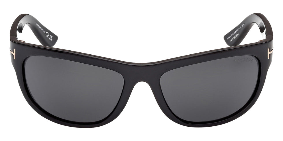 Tom Ford® FT1363 Sunglasses - Shiny Black/Smoke